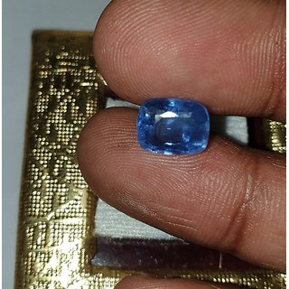 Neelam Stone 5.25 Natural Blue Sapphire Precious Astrological Certified Lab Neelam Stone 5.25 Natural Blue Sapphire Precious Astrological Certified Lab