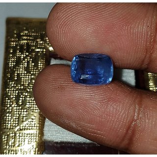                       Neelam Stone 5.25 Natural Blue Sapphire Precious Astrological Certified Lab Ceylonmine                                              