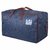 House Of Quirk Extra Large Over-Sized Handy Storage Bag Heavy Duty Travel Luggage Caddy Organizer Laundry Bags Duffel Space Saver With Web Handles For Quilt Beddings Blanket - Blue Polka