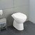 Inart Ceramic Floor Mounted Concealed European Water Closet/Western Toilet Commode/Ewc S Trap With Normal Seat Cover 55Cm X 36Cm X 41Cm - White