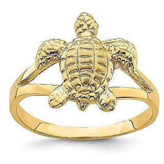 Gold turtle shop ring price