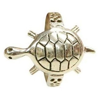                       Ceylonmine Kachua Ring Original White Gold Plated Turtle Ring For Unisex                                              