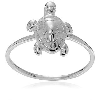                       Ceylonmine Kachua Ring Silver Stylish Turtle Ring For Unisex                                              