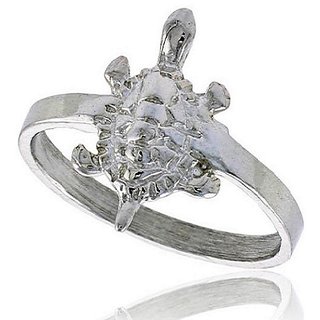                       Ceylonmine Kachua Ring Original Silver Stylish Turtle Ring For Women  Men                                              