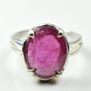                      Ceylonmine Original Ruby Stone Ring Unheated  Untreated 7.50 Ratti Gemstone Manik For Women  Men                                              
