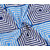 Shakrin Glace Cotton Single Bedsheet Cum Topsheet Without Pillow Cover Color-Blue-Box