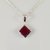 Ruby Pendant With Natural 6.25 Ratti Manik Stone Astrological Lab Certified - Ceylonmine