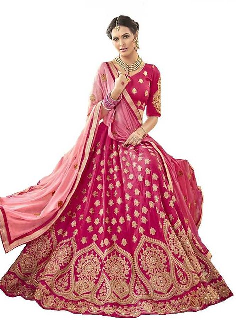 Buy Florence Women's Embroidered Lehenga Choli Online @ ₹659 from ShopClues