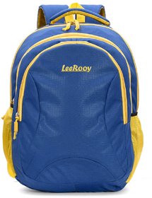 Leerooy Canvas 30Ltr Blue School Bag College And School Bag For Boys And Girls