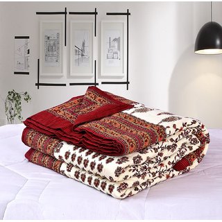 Buy Jaipuri Razai Double Bed Cotton Jaipuri Razai Light Weight With ...