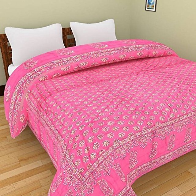 Buy Jaipuri Razai Double Bed Cotton Jaipuri Razai Light Weight With Cotton  Filling Traditional Jaipuri Razai/Comforter/Quilt /Jaipuri Rajai/Blanket/Ac  Blanket Online - Get 73% Off