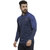 Campus Sutra Solid Men Polo Neck Blue Sports T-Shirt