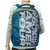 American Tourister Blue And Gray Polyester Laptop Bag Backpacks 