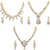 Sukkhi Women Zinc Gold Plated Necklace Set Pack Of 3