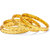 Sukkhi Glamorous Temple Jewellery Gold Plated Coin Bangles For Women