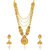 Sukkhi Alloy Gold Plated Australian Diamond Wedding Necklace Set For Women