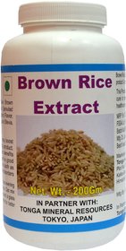 Brown Rice Extract Powder - 200 Gm(Buy Any Supplement Get The Same 60Ml Drops Free)