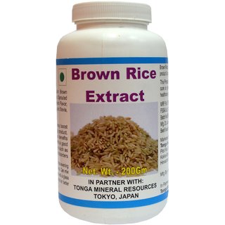                       Brown Rice Extract Powder - 200 Gm(Buy Any Supplement Get The Same 60Ml Drops Free)                                              