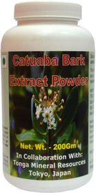 Catuaba Bark Extract Powder - 200 Gm(Buy Any Supplement Get The Same 60Ml Drops Free)