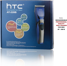 HTC At-228B Rechargeable Cordless Beard Trimmer For Men (Blue)