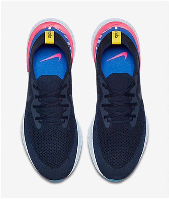 nike epic react flyknit blue running shoes flipkart