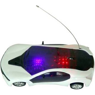 Shribossji Led Light Remote Control 3D Lightning Fast Modern Car Toys Battery, (Multicolor)