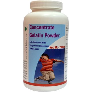                       Concentrate Gelatin Powder - 200 Gm(Buy Any Supplement Get The Same 60Ml Drops Free)                                              