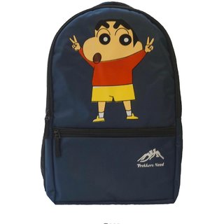 Buy Proera Blue 15 L Shinchan Kids Backpack/School Bag (Unisex) Online ...