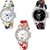 Multi-Color Fancy Leathers Belt Analog Watch Pack Of 3 Pd-19