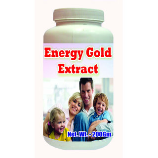                       Energy Gold Extract Powder - 200 Gm(Buy Any Supplement Get The Same 60Ml Drops Free)                                              