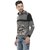 Ample Men Hooded Neck Army Printed Full Sleeve T-Shirts
