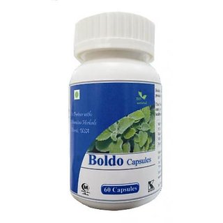                       Boldo Capsule - 60 Capsules (Buy Any Supplement Get 60Ml Drop+Detox Foot Pad+100Gm Chaman Kismis (Raisin) Free)                                              