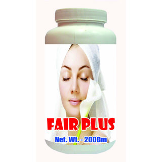 Fair Plus Powder - 200 Gm (Buy Any Supplement Get The Same 60Ml Drops Free)