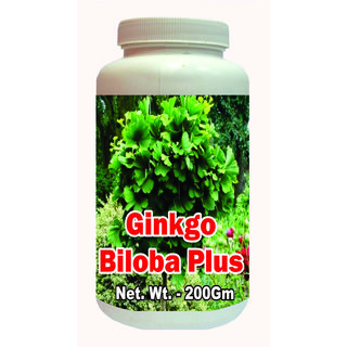                       Ginkgo Biloba Plus Powder - 200 Gm (Buy Any Supplement Get The Same 60Ml Drops Free)                                              