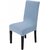 House Of Quirk Elastic Chair Cover Stretch Removable Protector Seat Slipcover - Light Blue