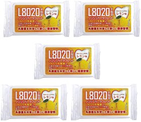 Doshisha L8020 Anti Bacteria Dental Care Tablets, Lemon Flavor, Made in Japan, Pack of 5, 9gms Each