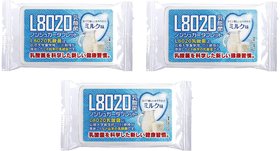 Doshisha L8020 Anti Bacteria Dental Care Tablets, Milk Flavor, Made in Japan, Pack of 3, 9gms Each