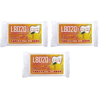 Doshisha L8020 Anti Bacteria Dental Care Tablets, Lemon Flavor, Made in Japan, Pack of 3, 9gms Each