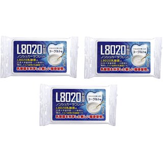 Doshisha L8020 Anti Bacteria Dental Care Tablets, Yogurt Flavor, Made in Japan, Pack of 3, 9gms Each