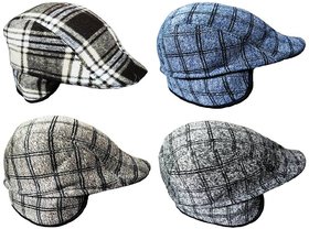 Voici France Classic Golf Ivy Cap Flat Cap For Winter Pack Of 4