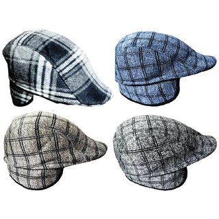 Voici France Classic Golf Ivy Cap Flat Cap For Winter Pack Of 4