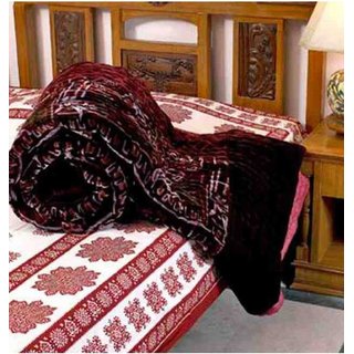                       Phoenix International Double Bed Jaipuri Razai Velvet Double Bed razai Soft and Light Weight  Printed Winter Quilt/ Comforter/Razai/Jaipuri Razai/Blanket/Dohar/Jaipuri Prints                                              