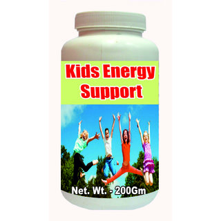                       Kids Energy Support Powder - 200 Gm (Buy Any Supplement Get The Same 60Ml Drops Free)                                              