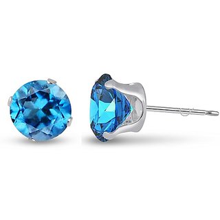 Ceylonmine Topaz Earrings Natural & Original Gemstone Stud Earring For Girls & Women Ceylonmine Topaz Earrings Natural & Original Gemstone Stud Earring For Girls & Women