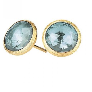 Ceylonmine Natural Blue Topaz Earring Lab Certified & Original Gemstone Stud Earring For Women & Girl