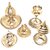 Panchdhatu Nirmit 5 Combo Set Of Aagarbatti Stand In Gold Plated For Home Temple
