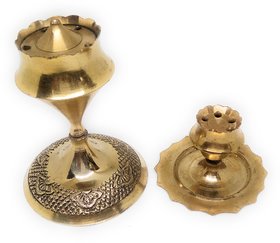 Panchdhatu Pooja Agarbatti Stand Combo 2 Set In Gold Plated For Home Temple