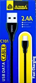 Aroma Usb Cable 2.4Amp Fast Charging Usb Cable