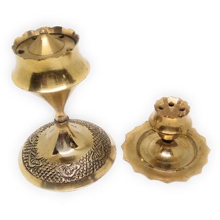 Panchdhatu Pooja Agarbatti Stand Combo 2 Set In Gold Plated For Home Temple