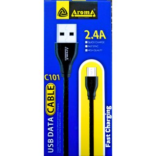 Aroma Usb Cable 2.4Amp Fast Charging Usb Cable